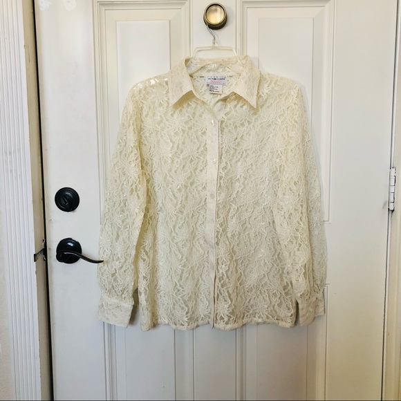 Victor Costa Ocassion Lace Longsleeves Small - Picture 4 of 7